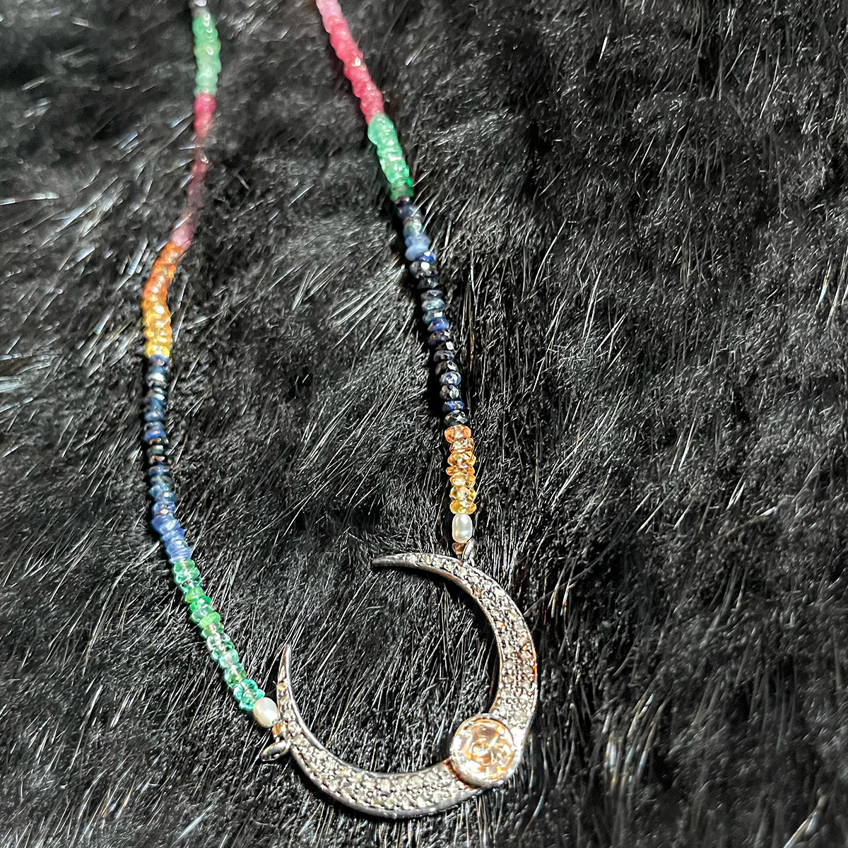 Necklace: Moonlight and the Rainbow